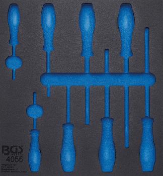 BGS Werkstattwageneinlage 2/3 leer für Art. 4055 4055-1